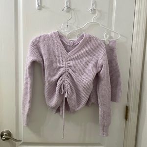 NWOT Sincerely Jules Sweater & Sleep Shorts Set